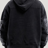 Iron Text Hoodie (Vintage Black)