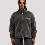 R.I. Collared Zip Jacket (Charcoal)