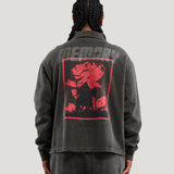 R.I. Collared Zip Jacket (Charcoal)