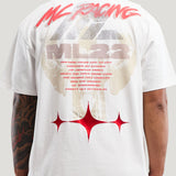 Ghost Rider Tee - Rhinstones (Off White)