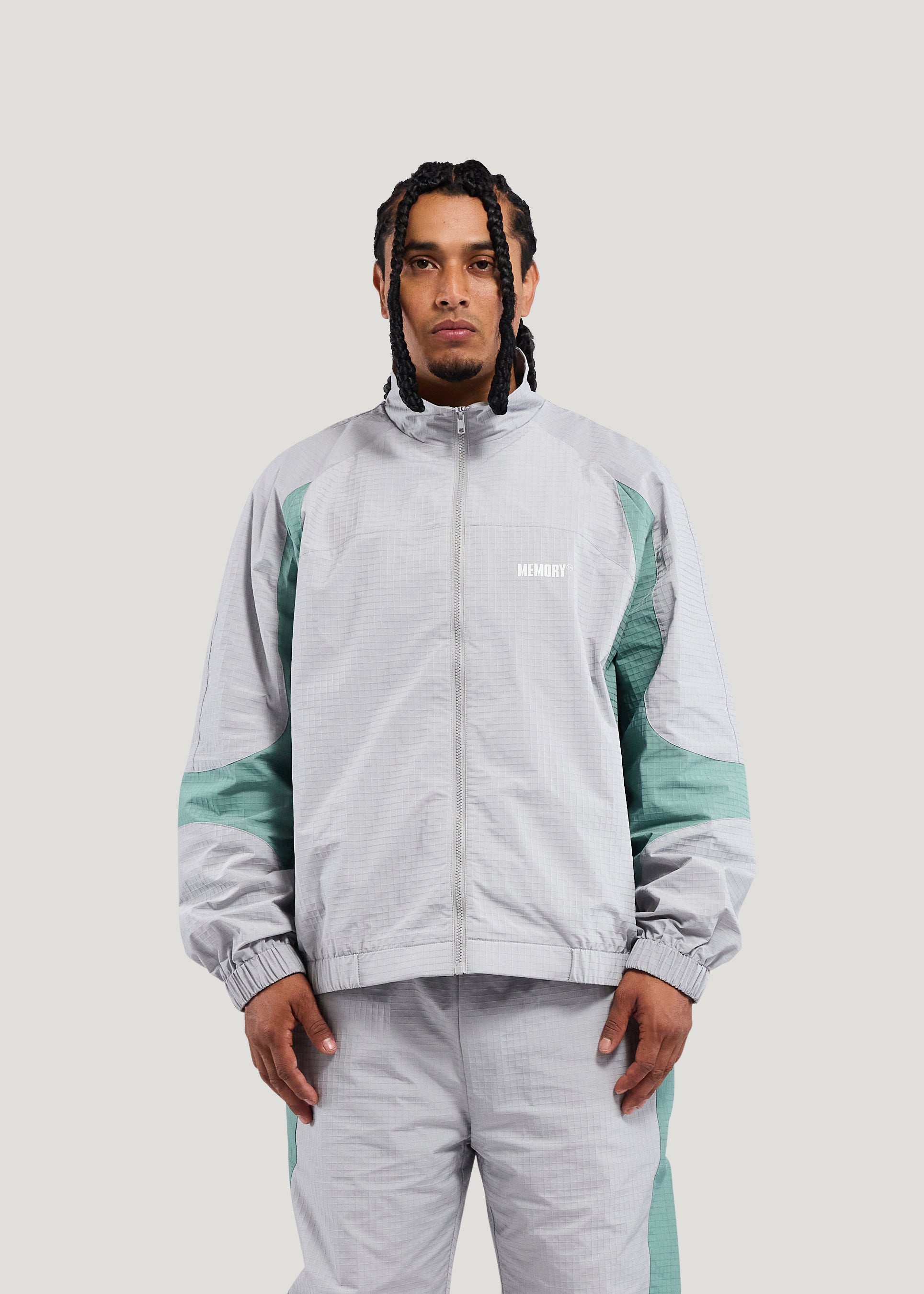 COLOR BLOCK TRACK JACKET