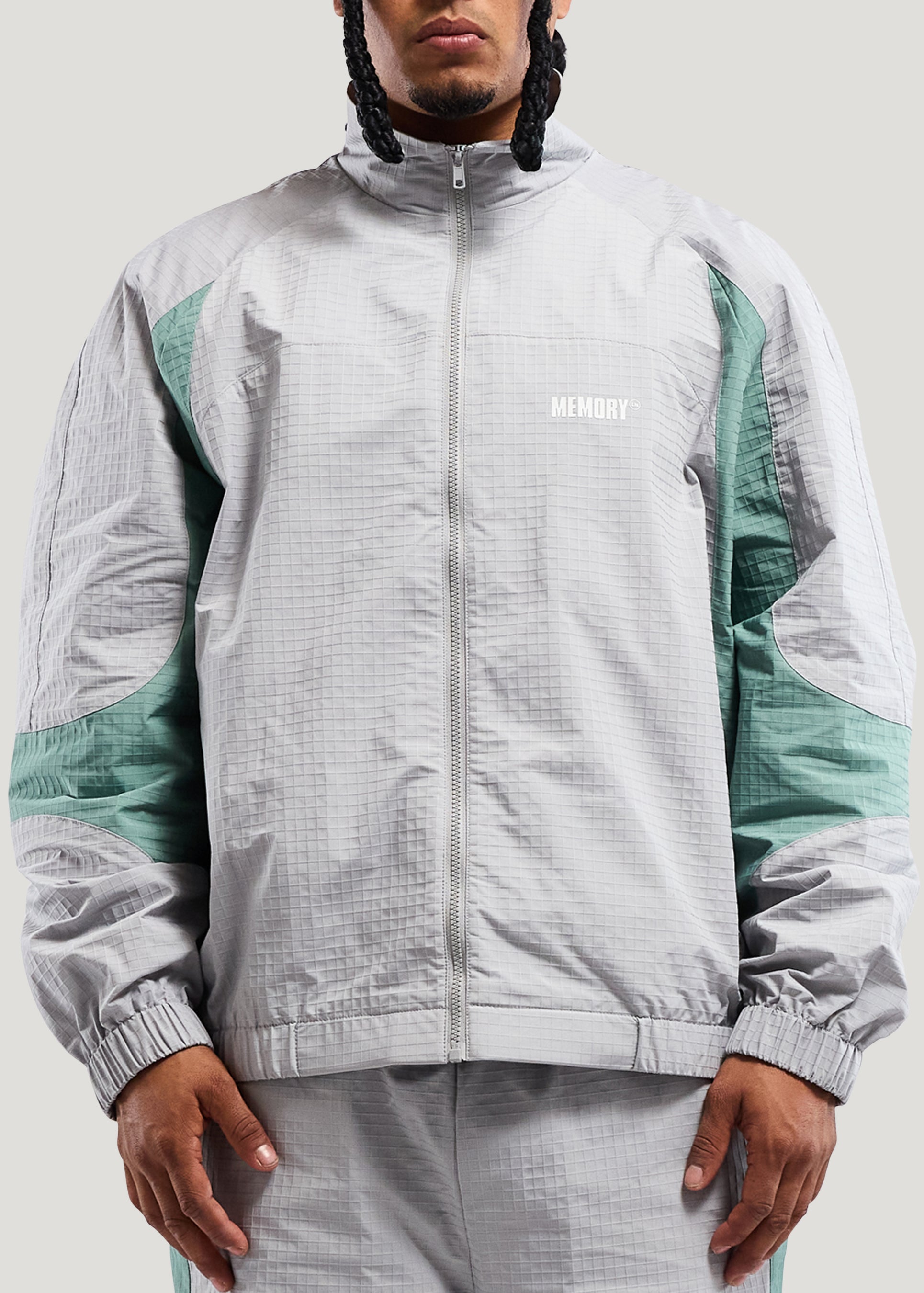 COLOR BLOCK TRACK JACKET