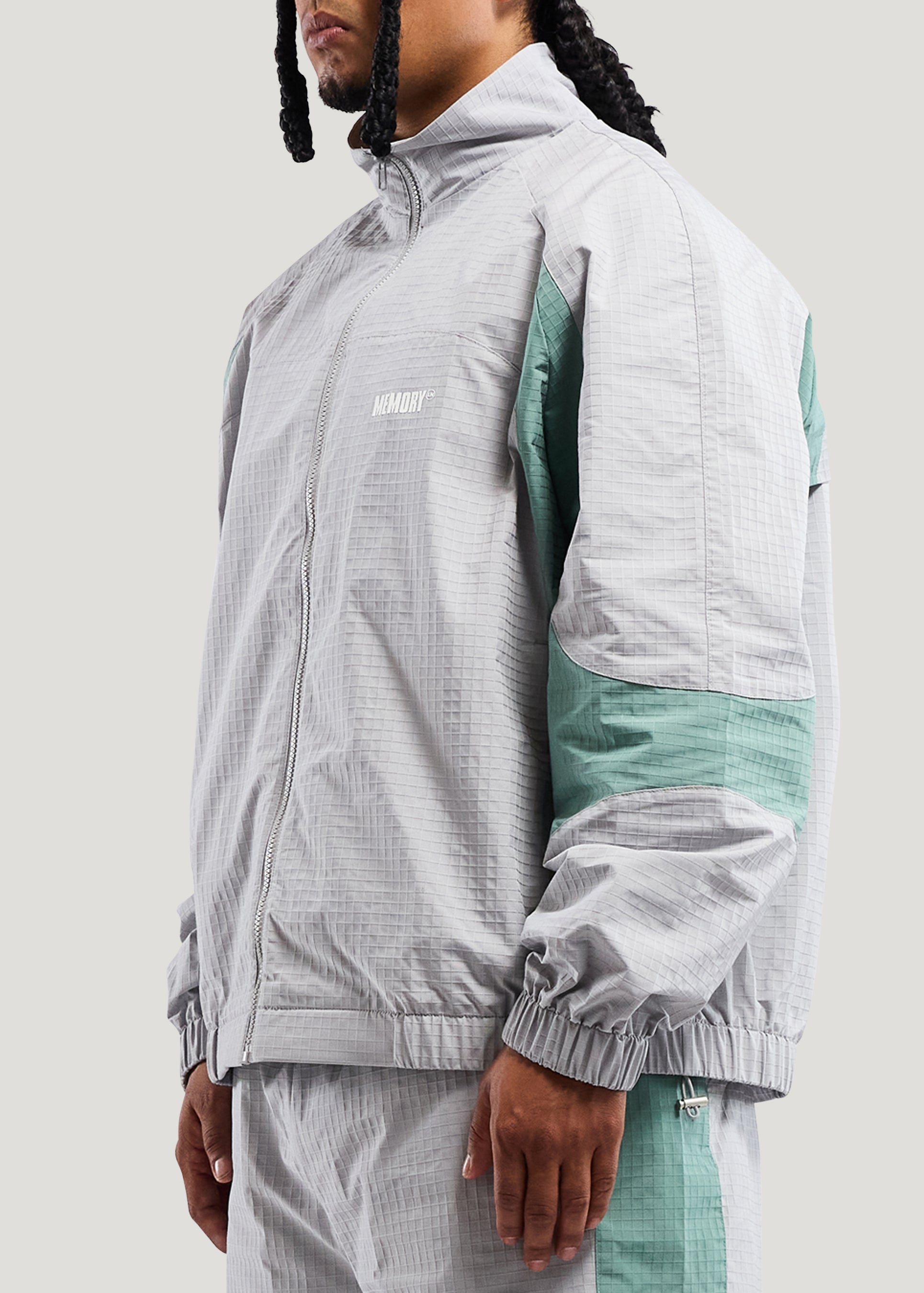 COLOR BLOCK TRACK JACKET
