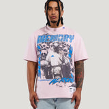 Ghost Rider Tee - Rhinstones (Dust Pink)