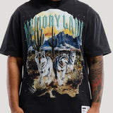 Running Wolves 2 Tee (Black)