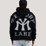 M-Shield Studded Crop Hoodie (Black)