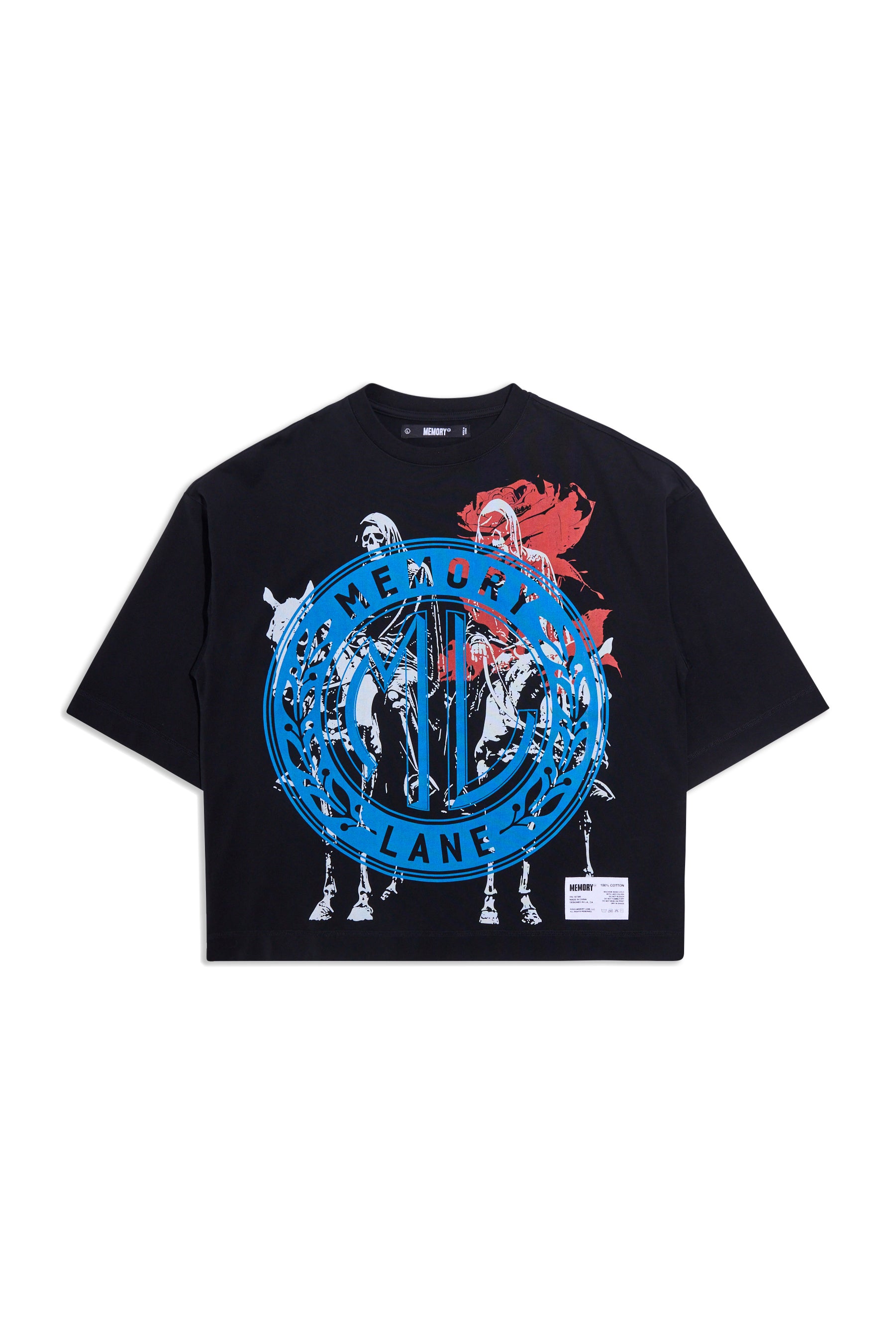 LAYERED ICONS CROP TEE