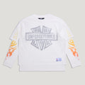 MESH OVERLAY LS TEE