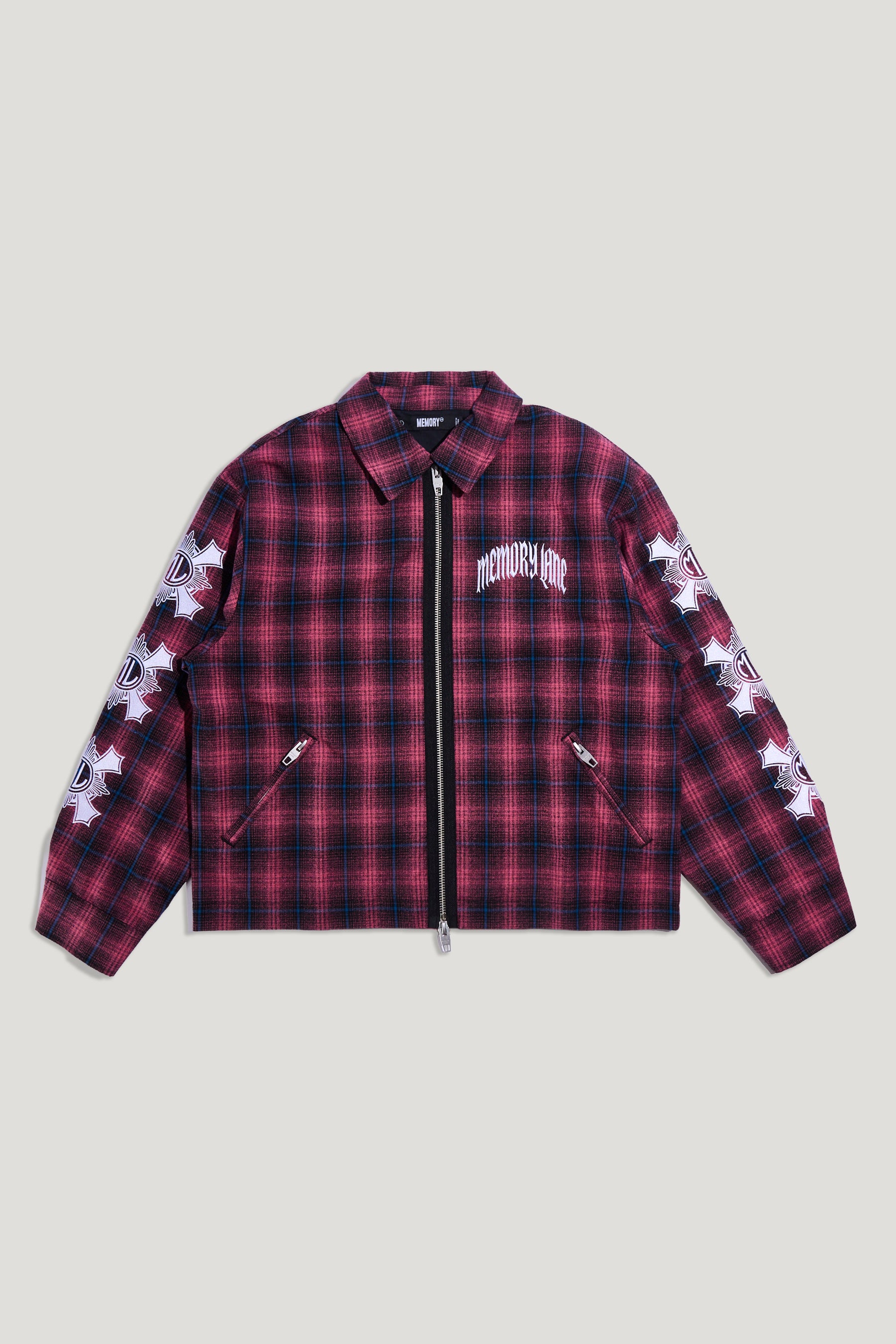 PLAID ZIP JACKET