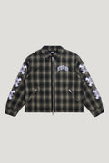 PLAID ZIP JACKET