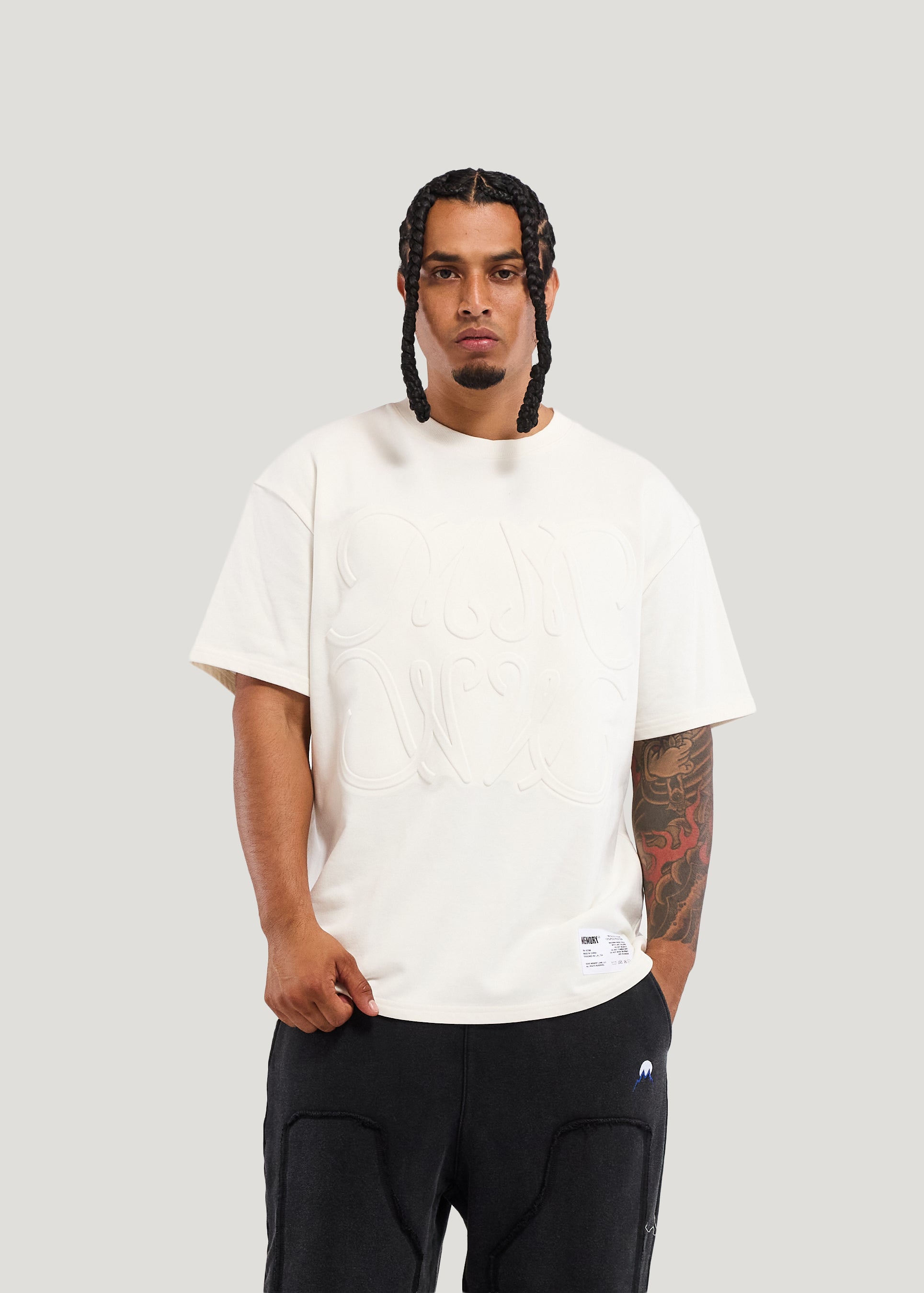 MONOGRAM EMBOSSED TEE