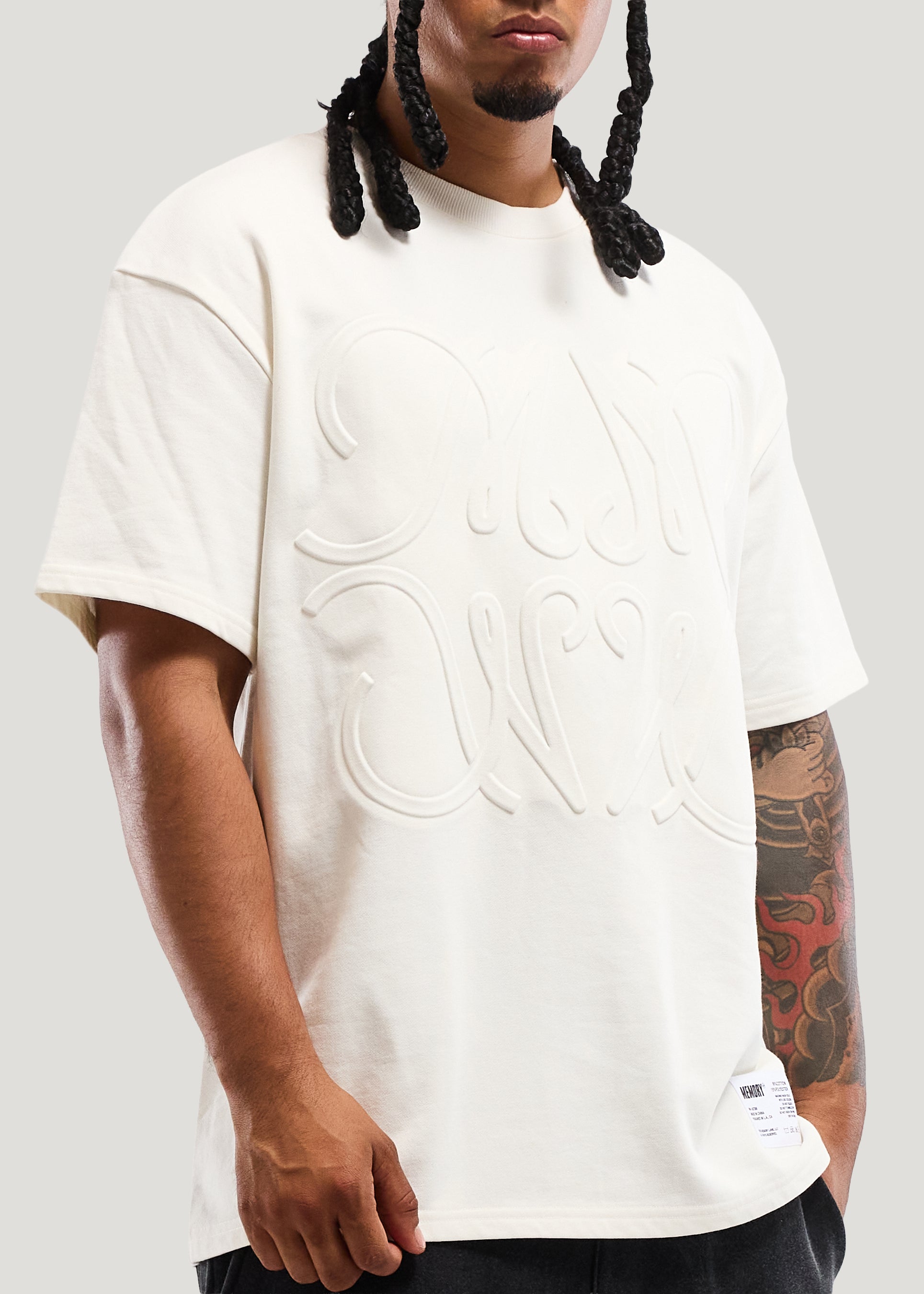 MONOGRAM EMBOSSED TEE