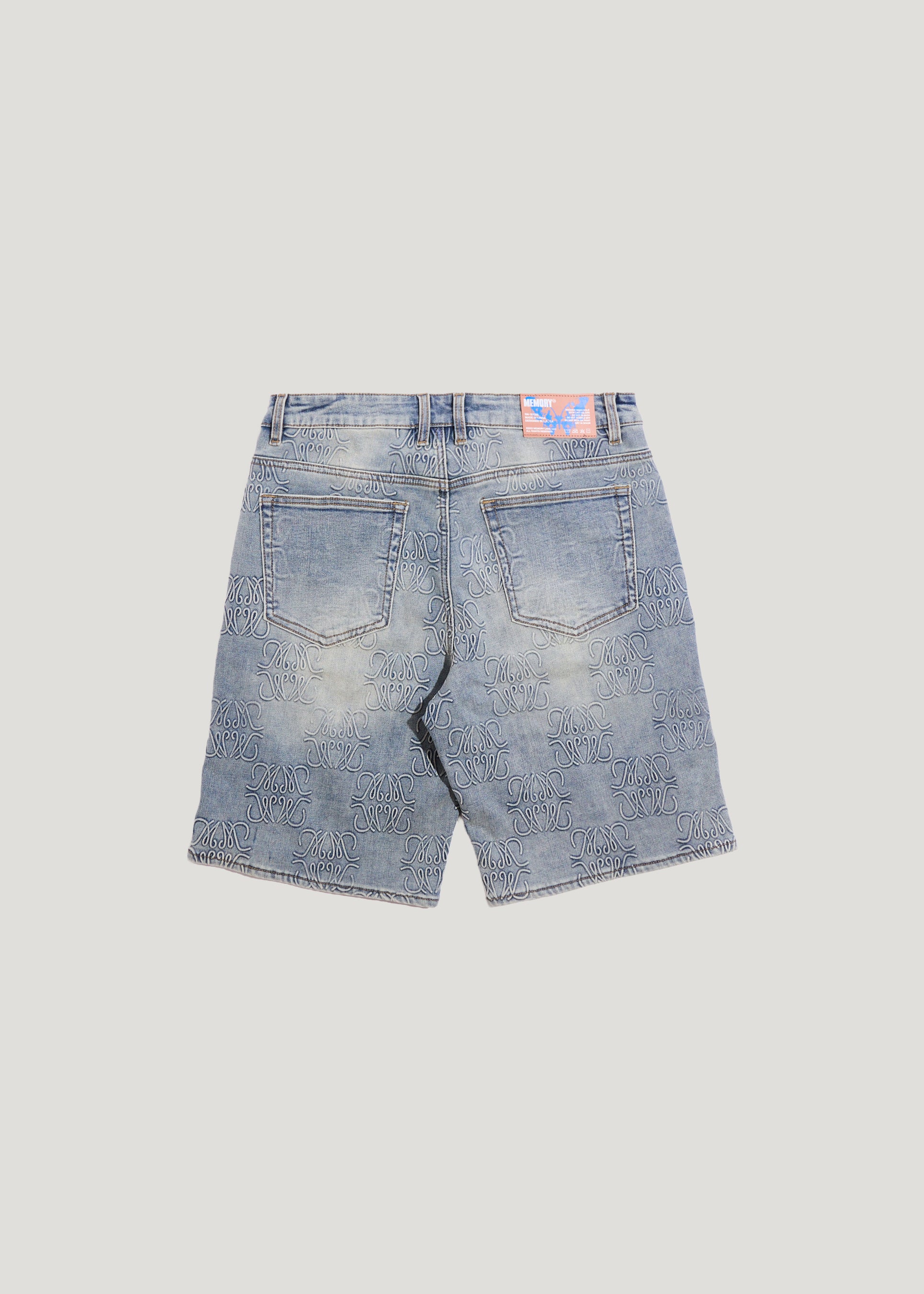 MONOGRAM DENIM SHORT
