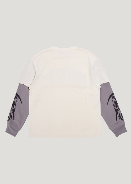 ARCH TEXT OVERLAY LONG SLEEVE