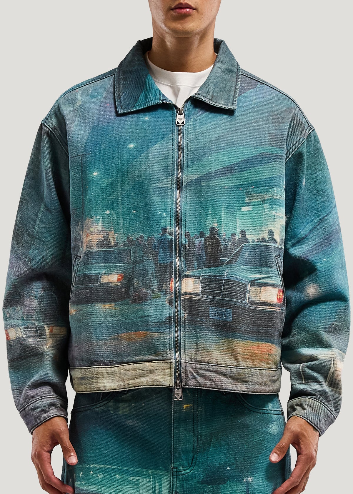 AFTER HOURS PRINTED WORK JACKET