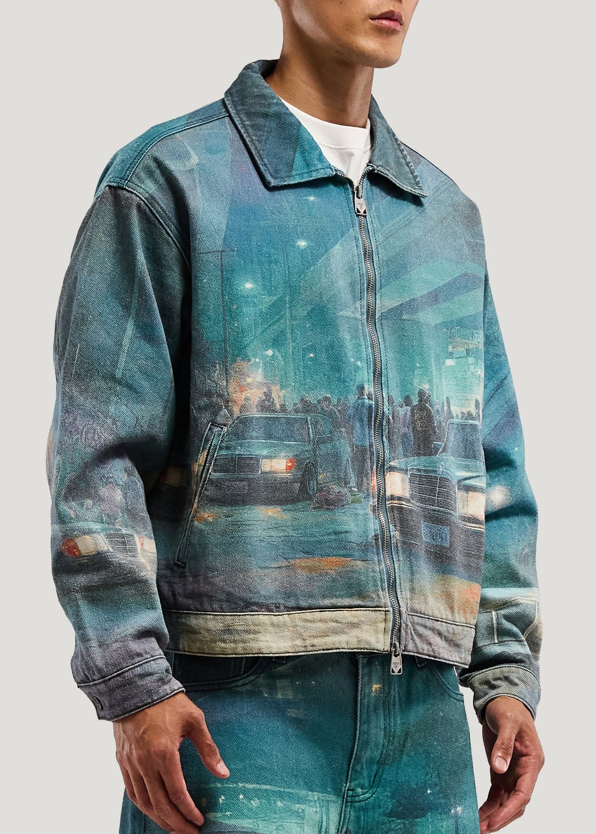 AFTER HOURS PRINTED WORK JACKET