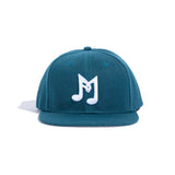 Melodic M Snapback (Dark Teal)