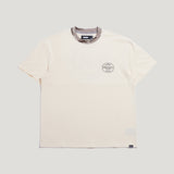 Camo Jacquard Collar Tee (Off White)