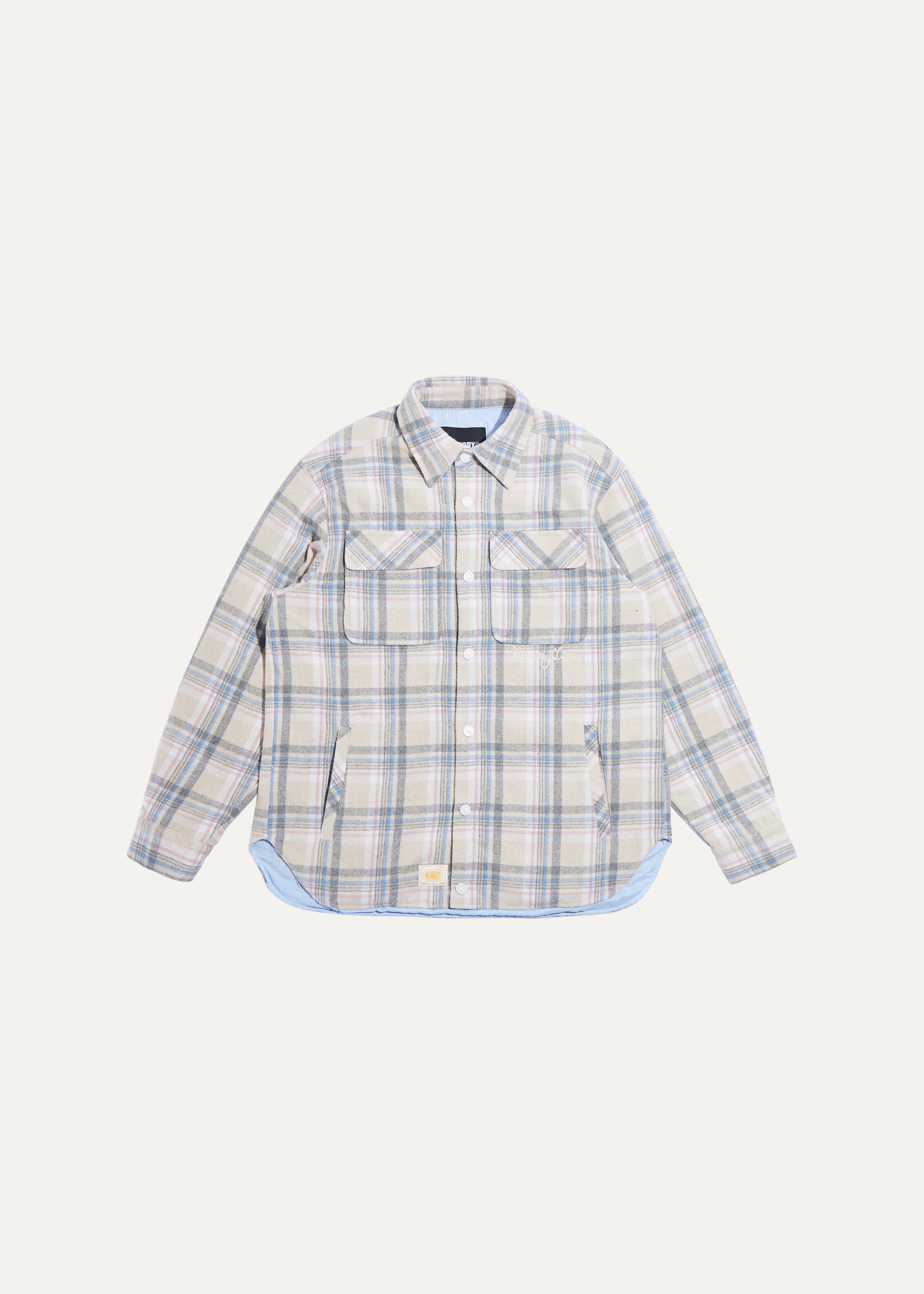 Flannel Shirt Jacket (Khaki)