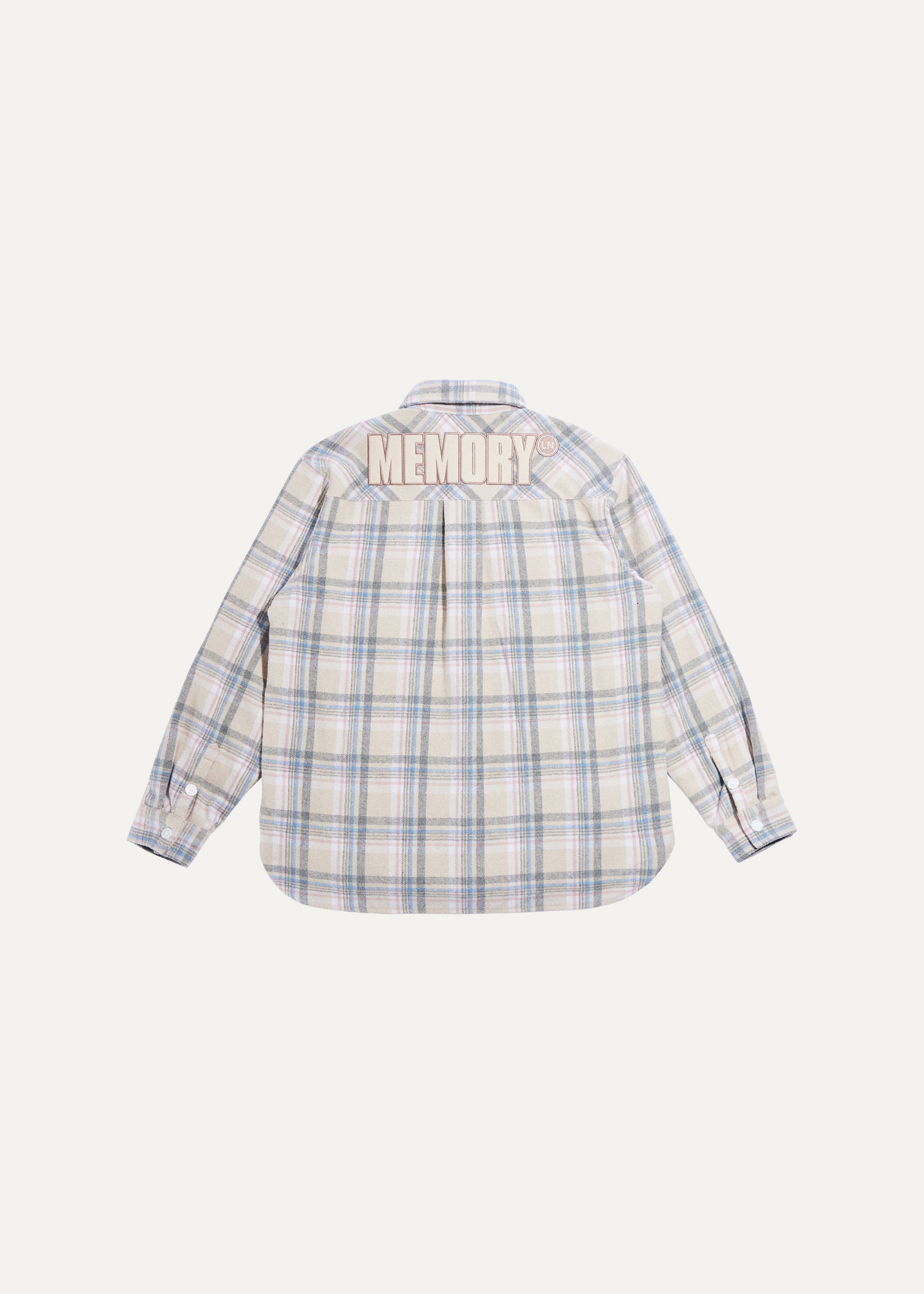 Flannel Shirt Jacket (Khaki)