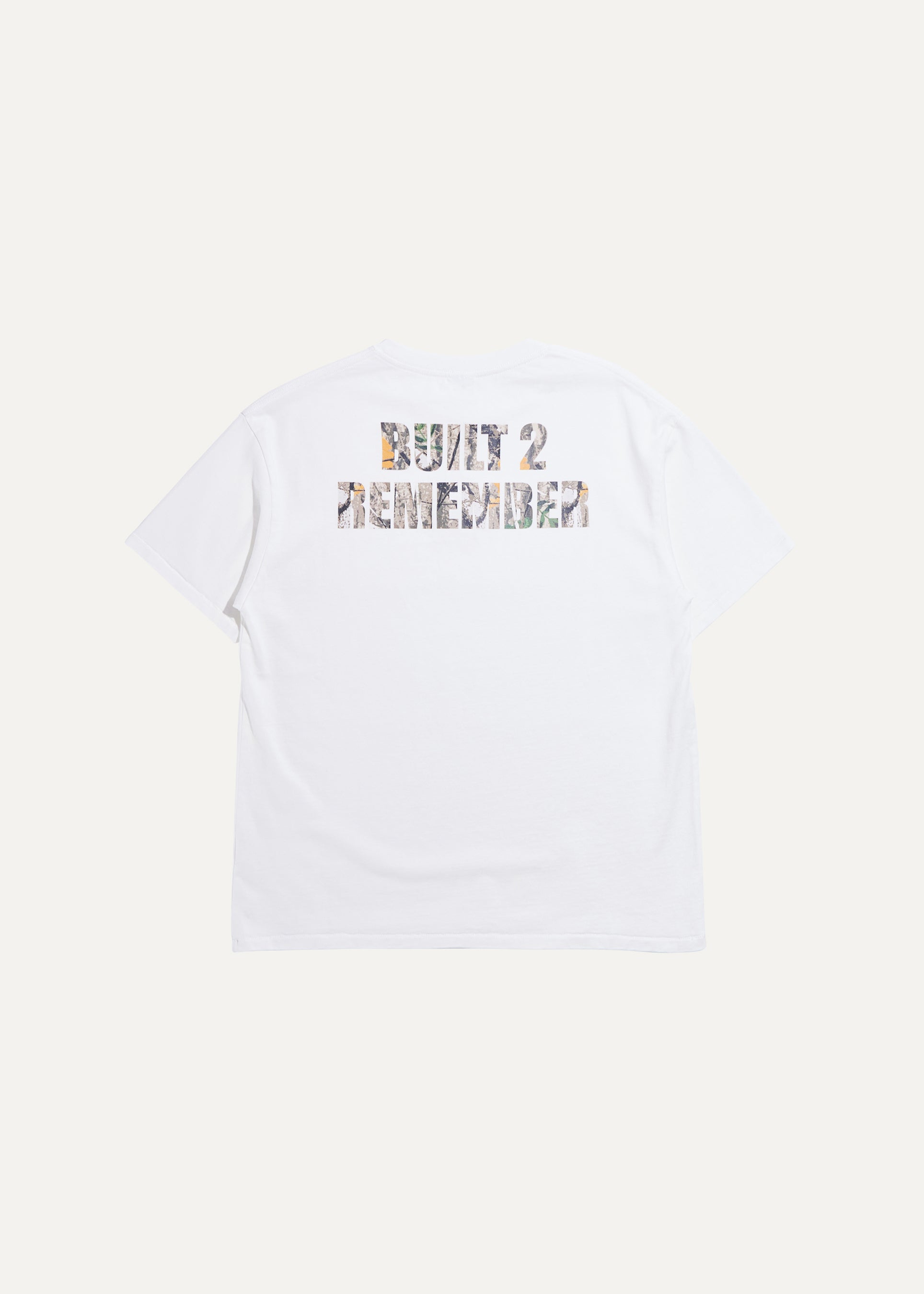 Camo Barbwire Logo Tee (Off White)
