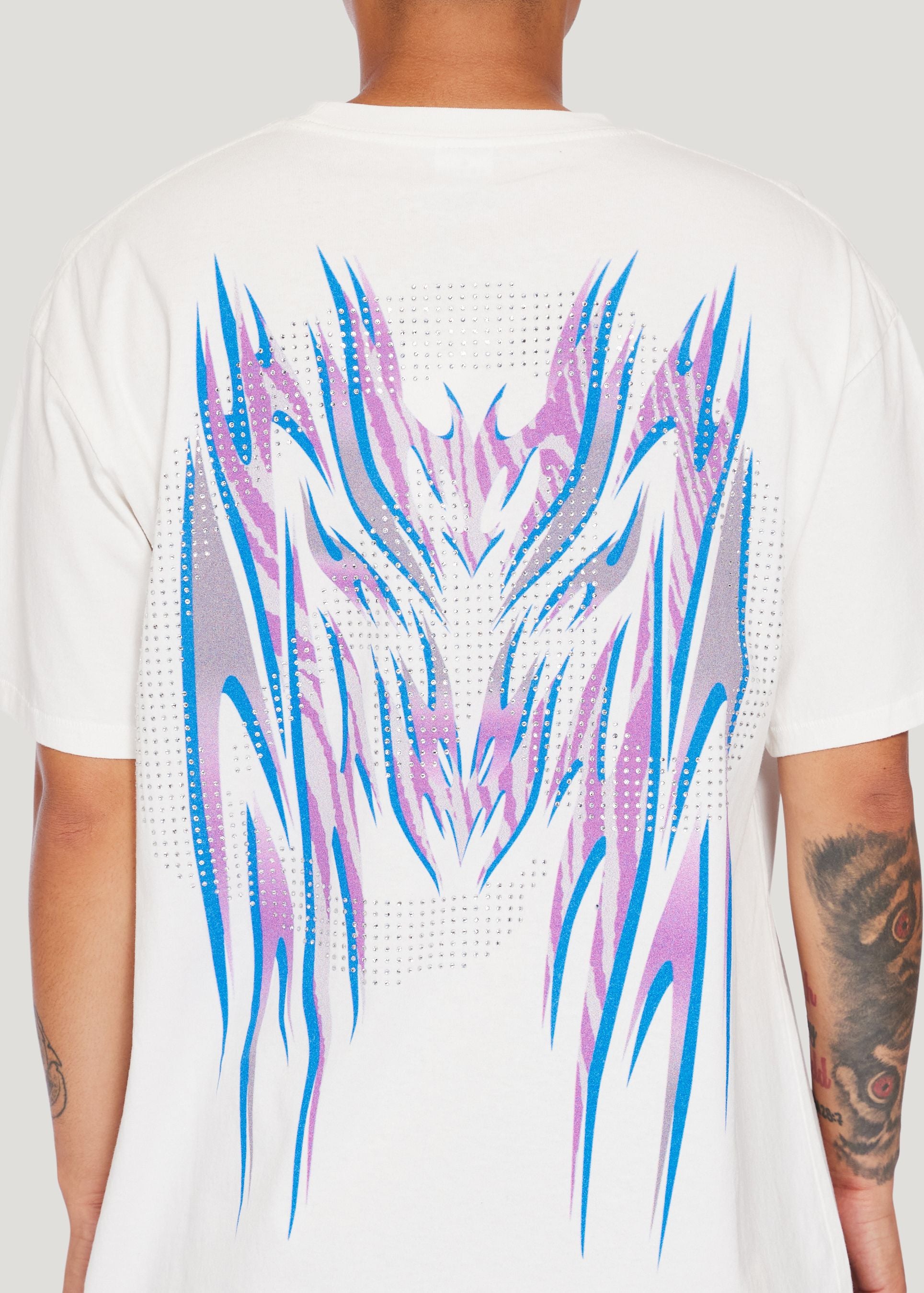 Decal Banner Tee (Off White)