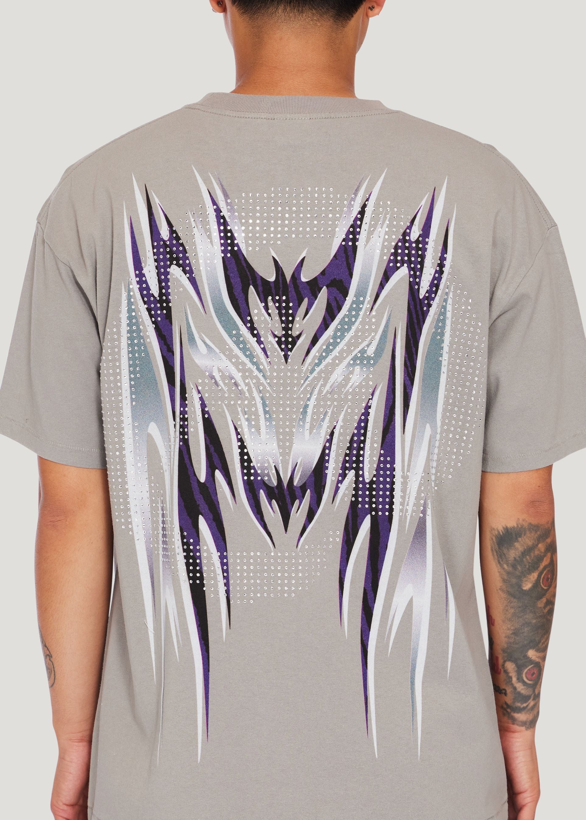 Decal Banner Tee (Light Gray)