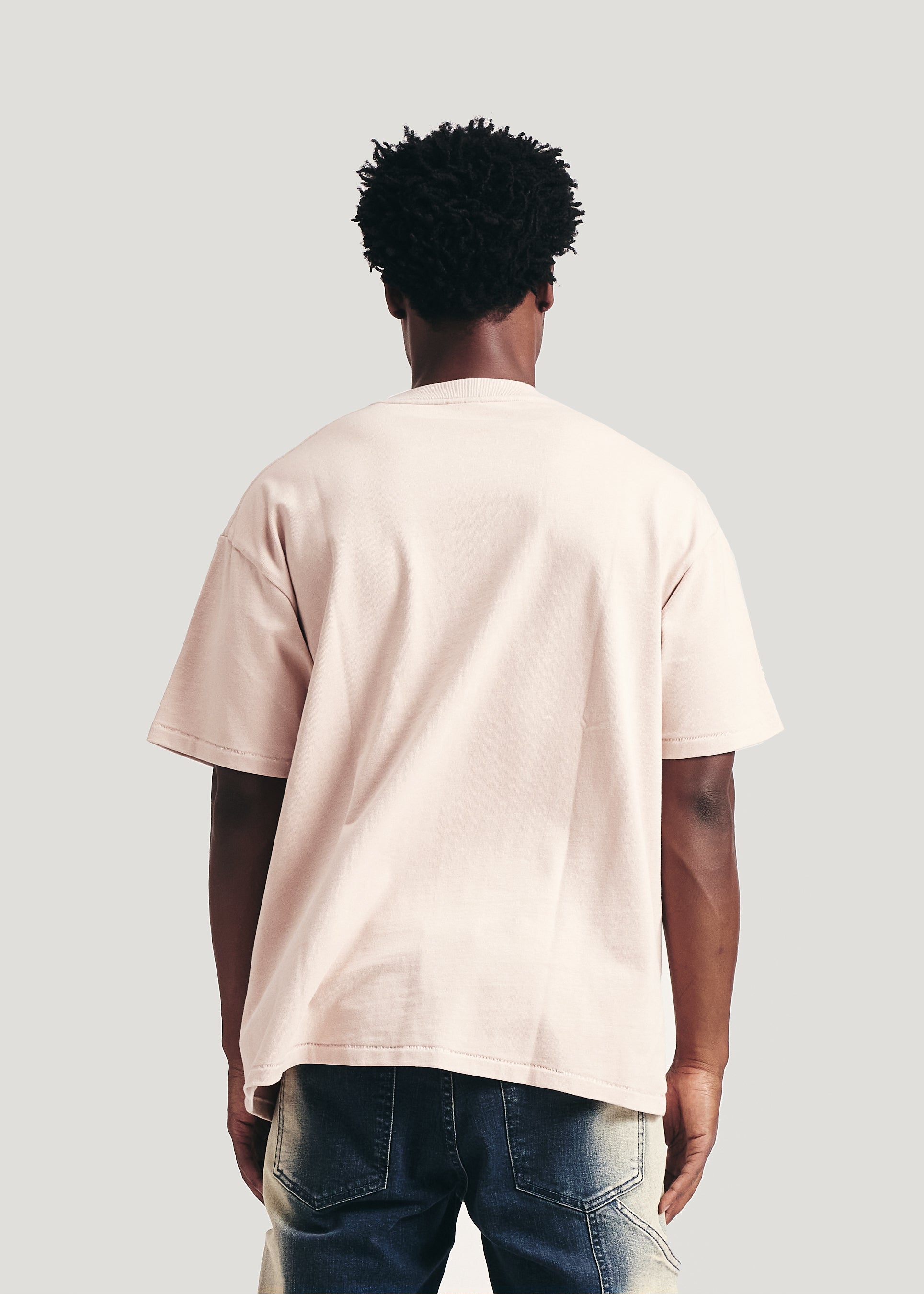 Heavy Metal Tee (Light Pink)