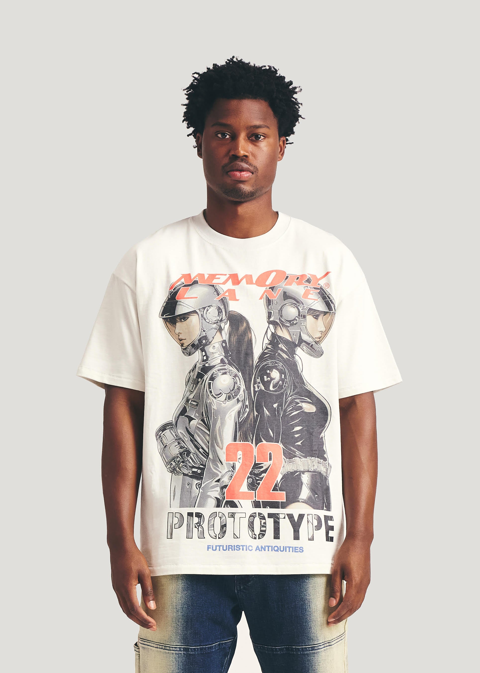 Proto Twins Tee (Off White)